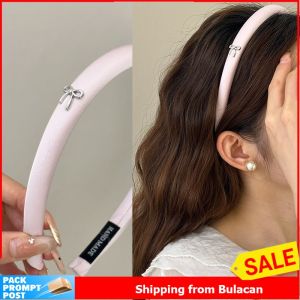 1.5cm Fashion Pink Black Bowknot Headwear Hairbands Vintage Decor Headwear Hair Accessory