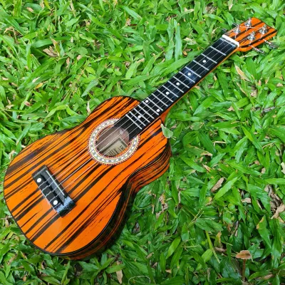 alat musik gitar ukulele senar 3 ukulele senar 4 motif serat kayu soprano