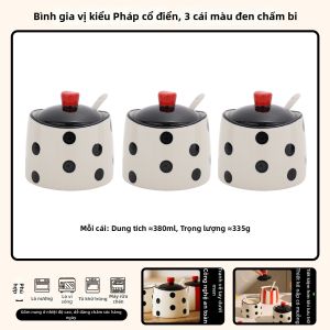 Bộ Hũ Gia Vị Cao Cấp Dùng Trong Bếp