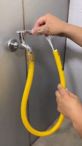 ĐẦU nối chuyển đối nhanh vòi nước -1/2inch Đầu nối vòi máy giặt Đầu nối ống nước DN15 bằng đồng thau-HAUSE