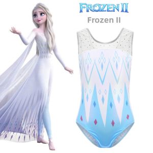 Childrens Ballet Practice Suit Long Sleeve Gold Embossed Leotard Gymnastics Onesie Spring Autumn Female Kids Training Costume