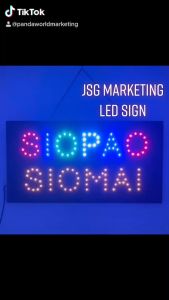 Energy saving light billboard Flashing Mode SIOPAO SIOMAI-LED SIGN (Small)