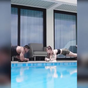 Original Plank Trainer Core Training with Timer Adjustable Abdominal ABS Workout Exercise 核心训练器腹肌