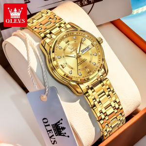 OLEVS Watch For Woman Waterproof Original Quartz Luminous Calendar Fashion Ladies Wristwatch