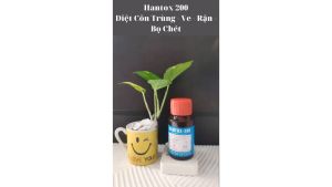 HANTOX 200 - Dung Dịch Pha Nước Diệt Ruồi Muỗi Ve Bọ Chét  Mạt Gà Cho Ổ Thú Cưng & Nhà Cửa - 50ml