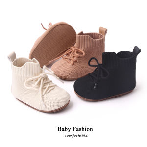 Boys and Girls 0-1 Years Old Spring and Summer Non Slip Breathable Infant Casual Sports No Heel Slippage Shoes Single-Layer Ankle Boots Toddler Shoes