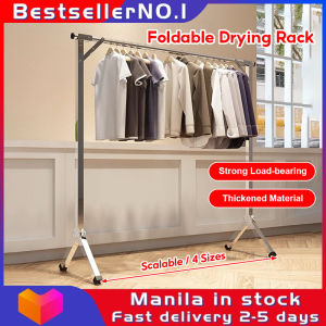 Bestseller Hanger Stand Stainless Foldable Clothes Drying Rack Laundry Rack For Indoor Outdoor Home Balcony