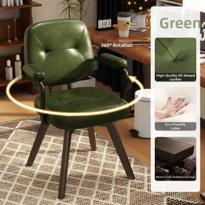 MU FENG ZHI NAN | Vintage Style Comfortable Rotatable Office Chair