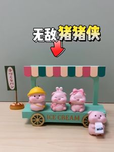 Mô Hình Heo Mini Nhỏ Nhắn Xinh Xắn Siêu Cute  Trang Trí Bàn Làm Việc  Trên Xe Máy  Taplo Ô Tô