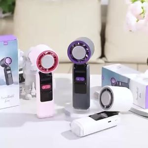 Fan Rechargeable Strong Wind 100 Gear Wind Speed Electric Fan Digital Display Adjustable Turbo Portable Outdoor Handheld