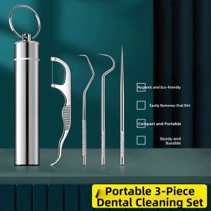 GUOQI | Portable Teeth Cleaning Kit Stainless Steel Set