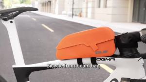 Eslnf(ESLNF) | ESLNF Bike Bags Water Repellent Front Top Frame Tube Bag Large Capacity Bicycle Magnetic Flip Cover Top Tube Bag
