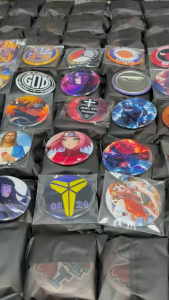 Basketball Sports Metal Badge Backpack Decoration Safety Pin Magnetic Multifunctional Badges