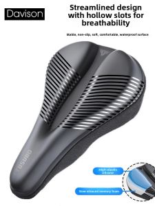 MONLEYTA | Ultra Soft Thickened Silicone Bike Seat Cushion Mountain Road Bicycle Seat Cover Cycling Single Speed Bike Accessories