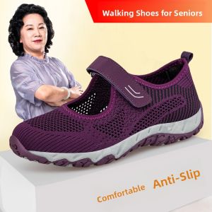 CHUNZULI | Anti-Slip Soft Sole Dance Shoes for Elderly Women