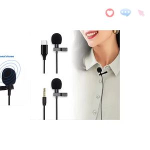 Bộ Micro Lavalier Di Động 1-5 Chiếc Mic Cài Áo Bằng Kim Loại Có Kết Nối Có Dây 35mm/Type-C/USB Cho Điện Thoại Di Động Máy Tính Xách Tay Máy Ảnh DSLR Loa Lớn Hơn