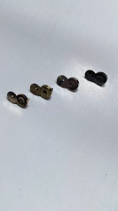 Kancing Magnet 18 mm Aksesoris Tas Dompet Silver Black Nikel Gold ATG Bakar