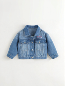 Marc&Janie | Love Print Soft Denim Jacket