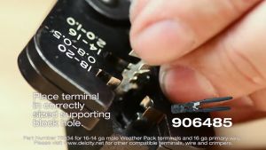 COD WHDZ Terminal Wire Crimp Connector Kit 320 PCS with Plier SC6