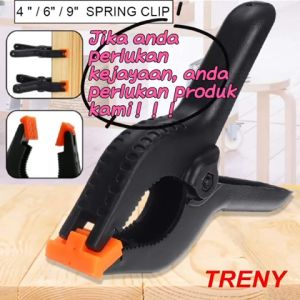 TRENY 4" 6"9" inch Spring Clips A type A clip Plastic Pvc Nylon Modeling Woodworking Fixed Clamps Stand
