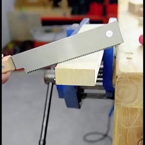 Japanese Hand Saw 12in Flush Cut Saw Stainless Steel Pull Saw Handle Teeth Handheld Trim Saw Woodworking Flush Cutting Trim Tool