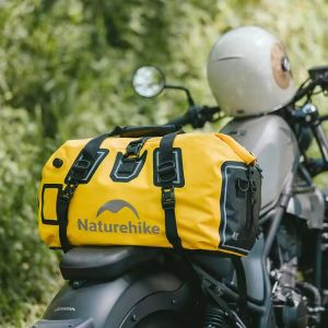 Naturehike Large capacity dry and wet separation waterproof camel bag motorcycle rear seat luggage bag outdoor travel folding bag