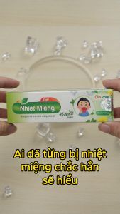 Gel nhiệt miêng lỡ miệng Dùng được cho trẻ từ 3 tháng tuổi và phụ nữ mang thai Tuýp 10gr