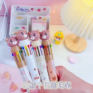 COD PULPEN KARAKTER TEDDY BEAR 10 WARNA / PULPEN WARNA WARNI 10 WARNA
