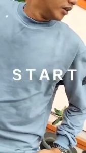 Crewneck Stone Island Abu Pria Bordir Lengan / Sweater Stone Island Pria Terbaru Abu Abu