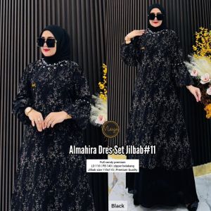 SPA DRESS SET PREMIUM PESTA GAMIS KONDANGAN ellena set set gamis dan jilbab ceruty babydol full furing cod gamis terbaru gamis maxy premium