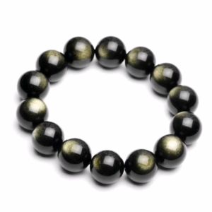 天然金曜石+送开光五帝钱纯铜钱开运招财化煞辟邪配套