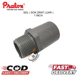 SOK DRAT LUAR (SDL) 1" INCH AW PRALON / VALVE SOCKET 1" AW / SOCK DRAT LUAR 1" AW /SDL PVC 1"PRALON