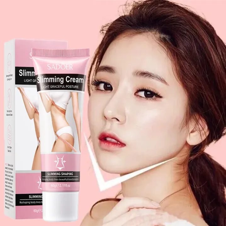 Effective V Shape Face Slimming Cream Lift Up Double Chin Cheek