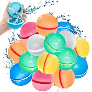 Creative Novelty Gifts Reusable Water Balloons for Kids Silicone Water Ball Quick Fill Impact Open Summer Splash Party Pool Water Toys