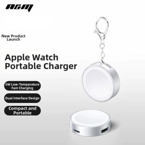 A&M | Apple Watch Quick Charge Magnetic Portable Apple Watch Charger Dual Interfaces