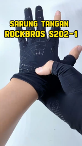 ROCKBROS S202-1 Sarung Tangan Sepeda Anti UV Bike Gloves Full Finger