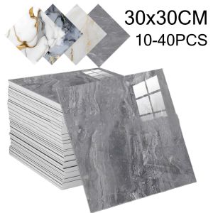 Self-adhesive 3D Wall Decoration Imitation Tile 30*30cm Wall Sticker Bathroom Waterproof Moisture-proof Marble Kitchen Wallpaper