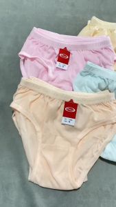 6pcs Celana Dalam Polos Wanita Bahan Katun