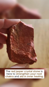 Red Jasper Raw Natural Crystal Stone | Empowerment | Strength | Root Chakra | Stone of Endurance | Encourage Motivation