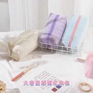 [Ready]Ins Korean Pencile Case Makeup Bag Kawaii Pencil Case Large Capacity Pillow Bag Cosmetic Bag Travel Storage Bag