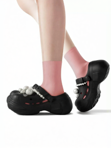 chikoku | Outdoor Breathable Comfortable Increasing Height Clogs