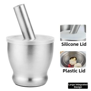 Stainless Steel Manual Garlic Crusher Masher