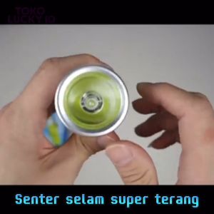 Senter Menyelam Anti Air 3W LED 180 Lumens Diving Selam Outdoor