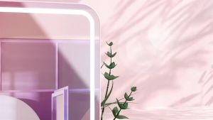 8L kulkas mini portable kecil kosmetik / skincare fridge kecil cermin  skincare mini fridge type mirror square
