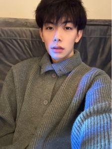 Deep Grey Autumn Winter Mens Open Cardigan Knitted Sweater Cool And Handsome Youth Style Casual Loose Fit Fashionable