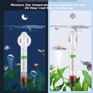 Aquarium Glass Fish Tank Water Temperature Measurement Fishbowl Meter Thermometer
