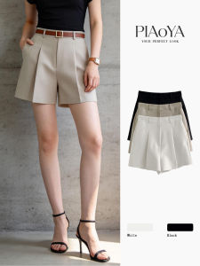PIAOYA | High Waist A-Line Flare Shorts Versatile and Slimming