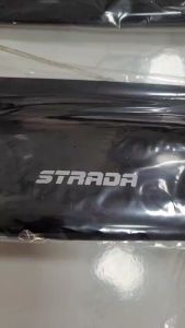 กันสาด สีดำ เข้ม มิตซูบิชิ STRADA 1995-2005 รถรุ่น 4 ประตู / แคป / ตอนเดียว มีกาว 3มม สวยพร้อมติดตั้ง การผ่าตัดที่ดี สีดำ เข้ม งานไทย มิตซูบิชิ STRADA