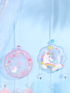 Handmade Embroidered Amulet DIY Needlework Easy Embroidery Kit Sewing Cloth Material Kit DIY Amulet Embroidery Kits Embroidery Needlepoint Kit Handicraft Material for Beginners