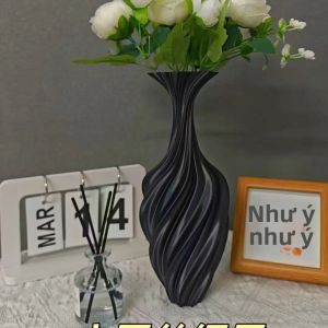 Vỏ Hoa Trang Trí Abstract In 3D